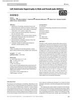 Left Ventricular Hypertrophy in Male and Female Judo Athletes