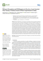 Sensory Perception and Willingness to Pay for a Local Ancient Pear Variety: Evidence from In-Store Experiments in Italy