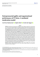 Entrepreneurial agility and organizational performance of IT firms: A mediated moderation model