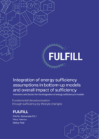 FULFILL D6.1: Indicators and factors for the integration of energy sufficiency in models