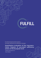FULFILL D6.2: Quantitative evaluation of the macroeconomic impacts of up-scaled sufficiency action at the European level