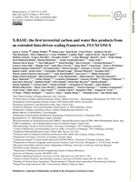 X-BASE: the first terrestrial carbon and water flux products from an extended data-driven scaling framework, FLUXCOM-X