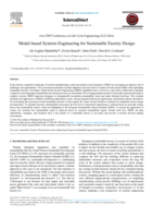 Model-based Systems Engineering for Sustainable Factory Design