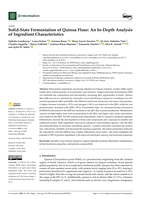 Solid-State Fermentation of Quinoa Flour: An In-Depth Analysis of Ingredient Characteristics