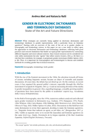Gender in Electronic Dictionaries and Terminology Databases: State of the Art and Future Directions