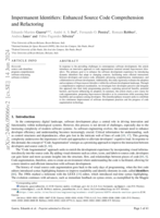 Impermanent identifiers: Enhanced source code comprehension and refactoring