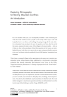 Exploring ethnography for moving mountain confines: An introduction
