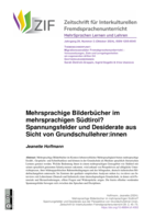 Mehrsprachige Bilderbücher im mehrsprachigen Südtirol? Spannungsfelder und Desiderate aus Sicht von Grundschullehrer:innen