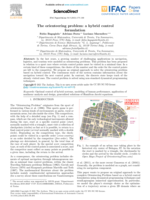 The orienteering problem: A hybrid control formulation
