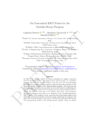On generalized KKT points for the Motzkin–Straus program
