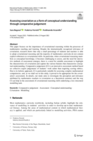 Assessing covariation as a form of conceptual understanding through comparative judgement