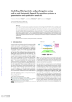 Modelling Filled Particles and Prolongation Using End-to-end Automatic Speech Recognition Systems: A Quantitative and Qualitative Analysis