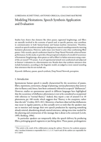 Modeling Hesitations: Speech Synthesis Application and Evaluation