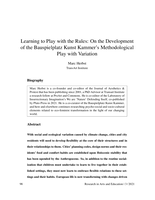 Learning to Play with the Rules: On the Development of the Bauspielplatz Kunst Kammer’s Methodological Play with Variation