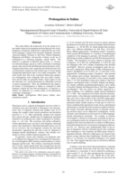 Prolongation in Italian