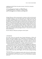 A Crosslinguistic Study on Filled Pauses and Prolongations in Italian and Spanish