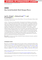 How Social-Symbolic Work Changes Places
