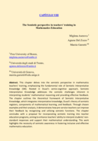 The Semiotic perspective in teachers’ training in Mathematics Education