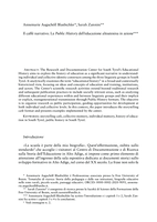 Il caffè narrativo: La Public History dell’educazione altoatesina in azione