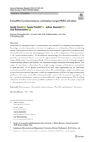 Smoothed semicovariance estimation for portfolio selection
