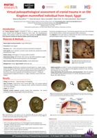 Virtual paleopathological assessment of cranial trauma in an Old Kingdom mummified individual from Asyut