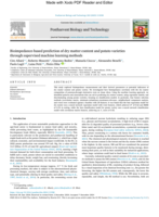 Bioimpedance-based prediction of dry matter content and potato varieties through supervised machine learning methods