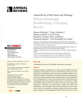 Wheat Sourdough Breadmaking: A Scoping Review