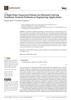 A High-Order Numerical Scheme for Efficiently Solving Nonlinear Vectorial Problems in Engineering Applications