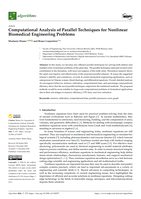 Computational Analysis of Parallel Techniques for Nonlinear Biomedical Engineering Problems