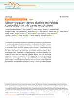 Identifying plant genes shaping microbiota composition in the barley rhizosphere