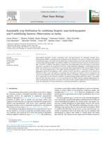 Sustainable crop fertilization by combining biogenic nano-hydroxyapatite and P solubilizing bacteria: Observations on barley