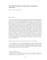 Te to te? Costruire e condividere l’esperienza linguistica