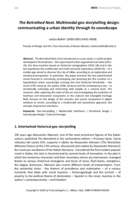 The Betrothed Next: Multimodal geo-storytelling and Emotional design: communicating the complexity of a historical urban identity through its soundscape
