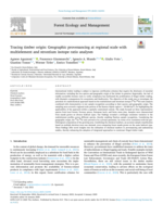 Tracing timber origin: Geographic provenancing at regional scale with multielement and strontium isotope ratio analyses