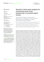 Sentinel-2 time series analysis for monitoring multi-taxon biodiversity in mountain beech forests
