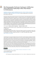 The Choreographer-Performer Continuum: A Diffraction Tool to Illuminate Authorship in More Than Human Co-Performances