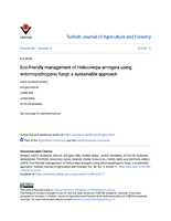 Eco-friendly management of Helicoverpa armigera using entomopathogenic fungi: a sustainable approach