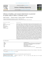 Influence of building- and occupant-related factors on perceived air quality (PAQ) in offices: A systematic review