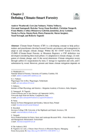 Defining Climate-Smart Forestry
