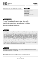 Doing Transdisciplinary Action Research: A Critical Assessment of an Italian Lab-Like Sustainable Food Initiative