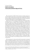 Debris and sadness: Visual poetry between elegy and irony