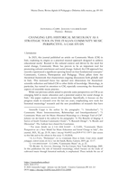 Changing life: Historical Musicology as a strategic tool in the Italian community music perspective: a case study