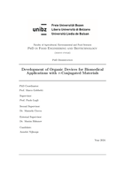 Development of Organic Devices for Biomedical Applications with π-Conjugated Materials