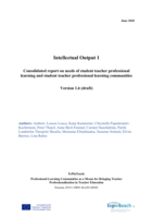 Consolidated report on needs of student teacher professional learning and student teacher professional learning communities