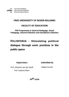Ṗolisfonia: stimulating political dialogue through sonic practices in the public space