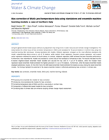 Bias correction of ERA5-Land temperature data using standalone and ensemble machine learning models: a case of northern Italy