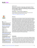 Dynamic emotion intensity estimation from physiological signals facilitating interpretation via appraisal theory