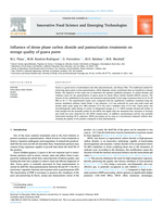 Influence of dense phase carbon dioxide and pasteurization treatments on storage quality of guava puree