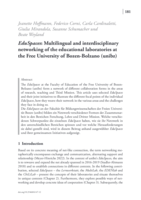 EduSpaces: Multilingual and interdisciplinary networking of the educational laboratories at the Free University of Bozen-Bolzano (unibz)