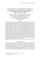 The urgent call for tangible actions to adapt regions to climate change impacts: The example of IMPETUS mountain demonstration site
